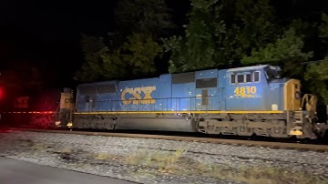 CSX I13831 at Point of Rocks with a rare flared mac #4810 trailing