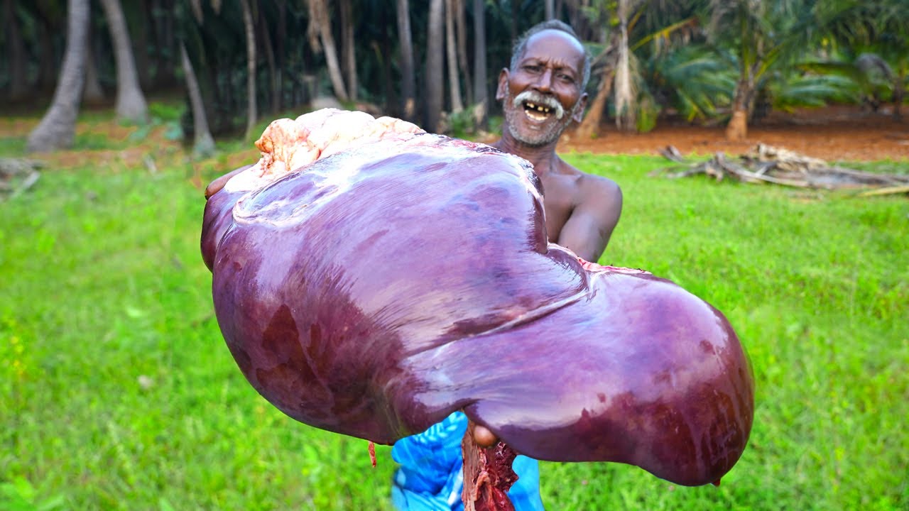 BEEF LIVER RECIPE | Traditional Village Food | Grandpa One Man Show