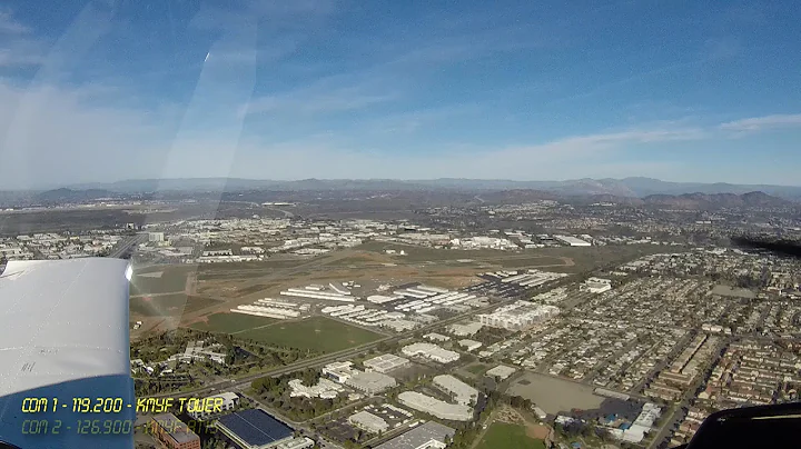 Scenic VFR Approach into Montgomery Field KMYF