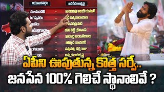 ఏపీని ఊపుతున్న కొత్త సర్వే..జనసేన 100% గెలిచే స్థానాలివే ? | Latest Survey On AP Elections 2024