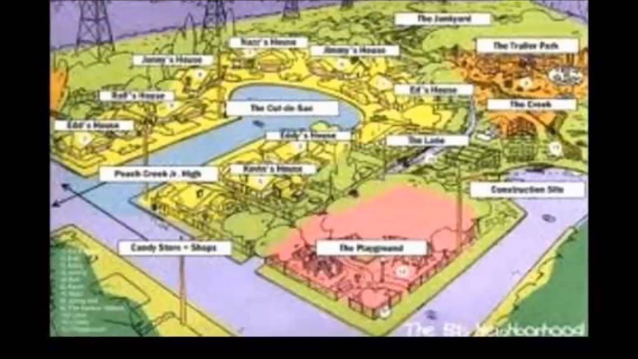 Ed edd n eddy map