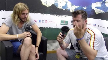 Music Talk Interview with Aaron Bruno from Awolnation at the Greenfield Festival in Interlaken