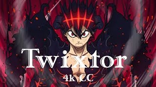 Twixtoe Asta 4K Cc, Anime Edit