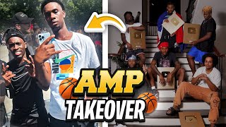 WENT HOOPING WITH @AMP  @Kai Cenat  | HUGE BASKETBALL TAKEOVER, GUESS WHICH ALL STAR  PULLED UP  