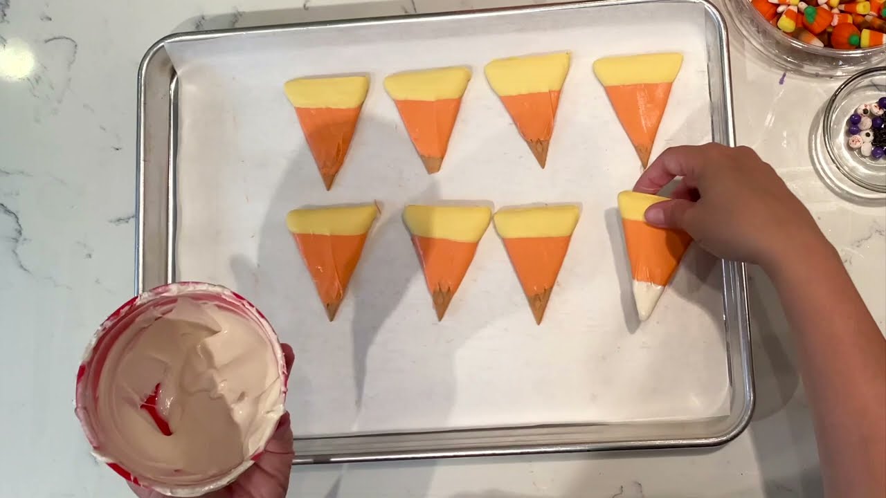 Charcuterie Board Lesson: Dusting Candy Corn