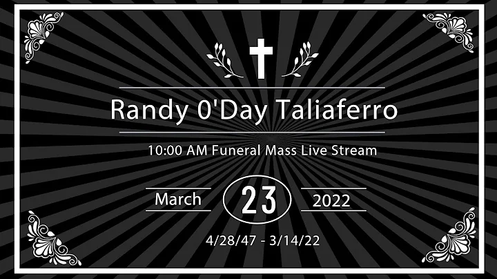 Funeral Mass Randy Taliaferro