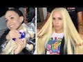 GLUE-LESS Platinum Blonde Closure! (GalaxiGirlHair.com)