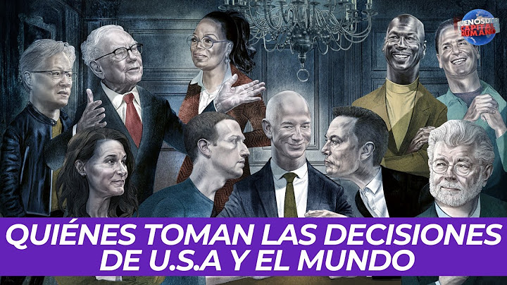 Ellos son los que REALMENTE toman las decisiones, en U.S.A y el mundo.
