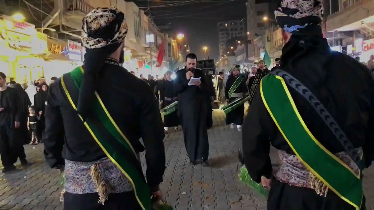 الرادود مشتاق العتابي و الرادود قاسم الكاظمي || 6 محرم 1444 هـ || موكب عزاء طرف الانباريين || (3)