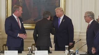President Trump meets with oil execs as US forces seize 5th oil tanker linked to Venezuela