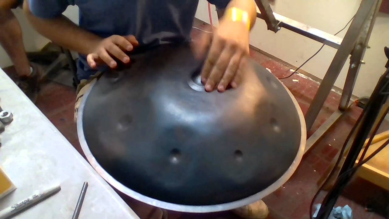 Hamsa Handpan nitrided prototype - D Orion