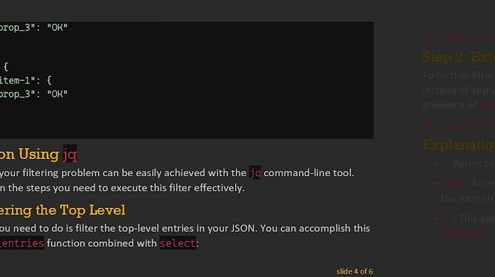Filtering JSON Objects in jq: How to Retain Entries with Specific Properties