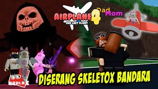 Save Father and Mother from Skeleton | Airplane 4 | Roblox Story Indonesia | The story is really fun