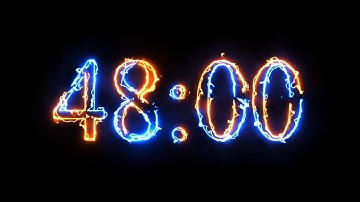 48 Minute Timer - 2880 seconds Timer - Clean & Simple [ELECTRIC]