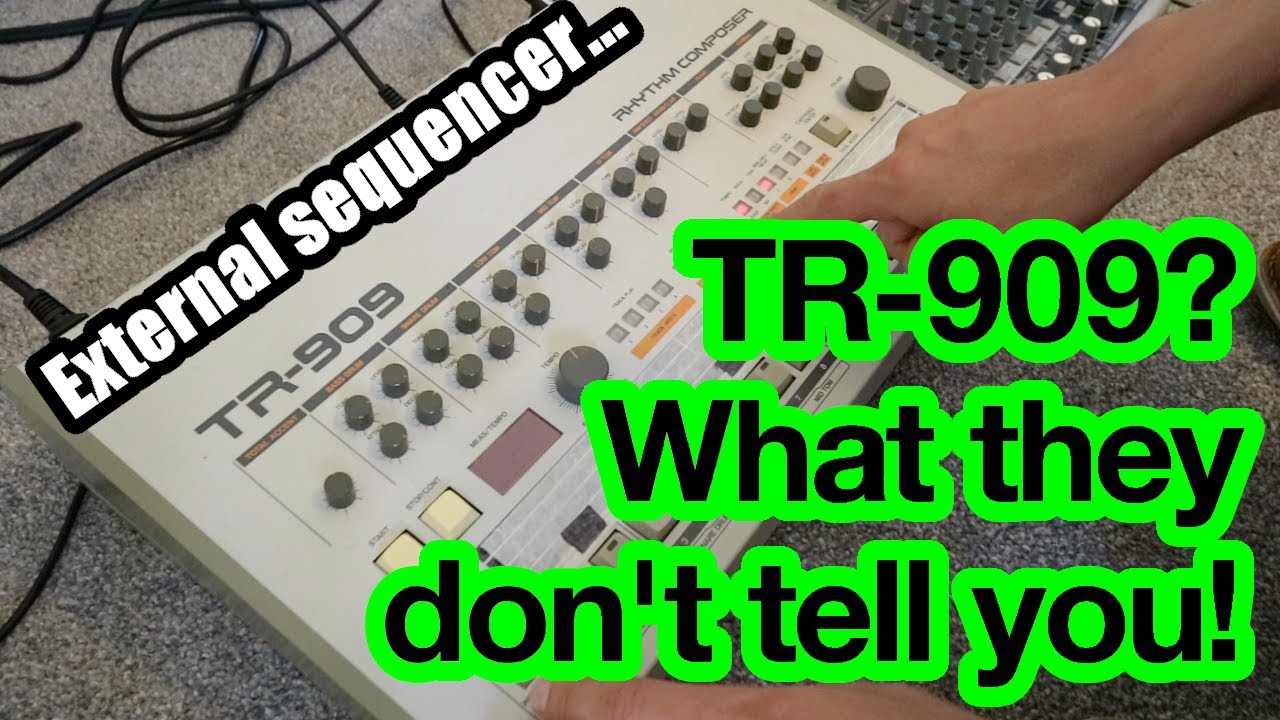 What they DON'T tell you about the TR-909.. (external instruments!)