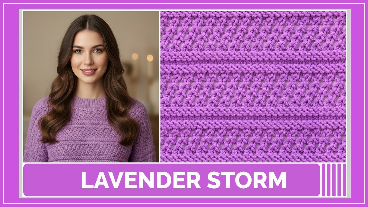 Как сотворить волшебство с помощью «Лавандовой бури»? Узнайте здесь! | Для начинающих, схема, инс...