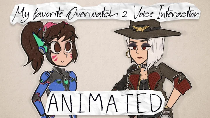 D.Va and Ashe - Voice Line Interaction ANIMATED