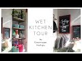 Wet kitchen tour  kiranmayee madupu  indian kitchen or utility area  decor series