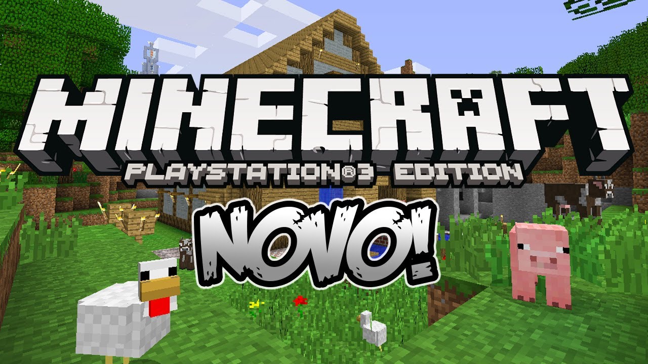 NOVO MINECRAFT PARA PS3! 