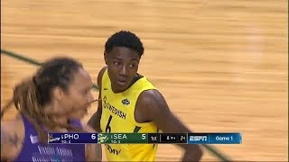 Natasha Howard Highlights vs Phoenix Mercury WNBA Playoffs 2018 Semi-Finals Game 1 - 20 Pts
