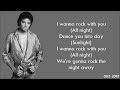 Michael Jackson Rock With You Lyrics 