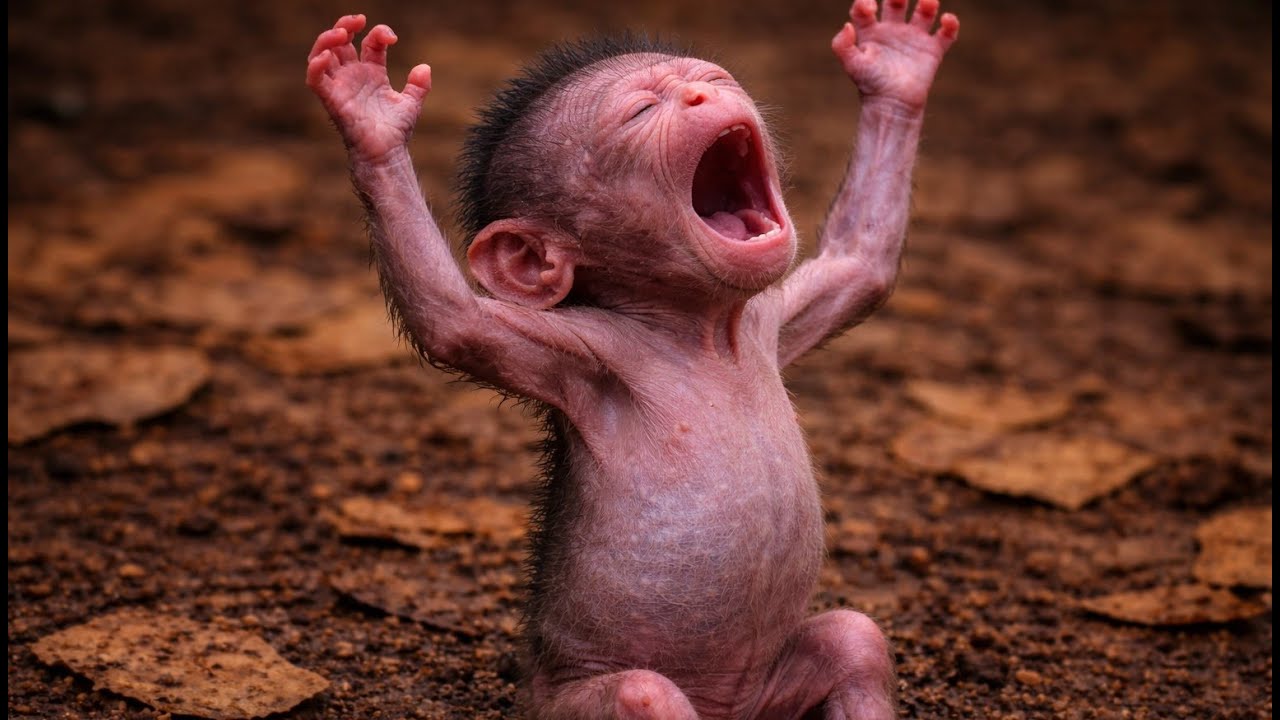 🔴LIVE | Natural First Steps of a Baby Monkey