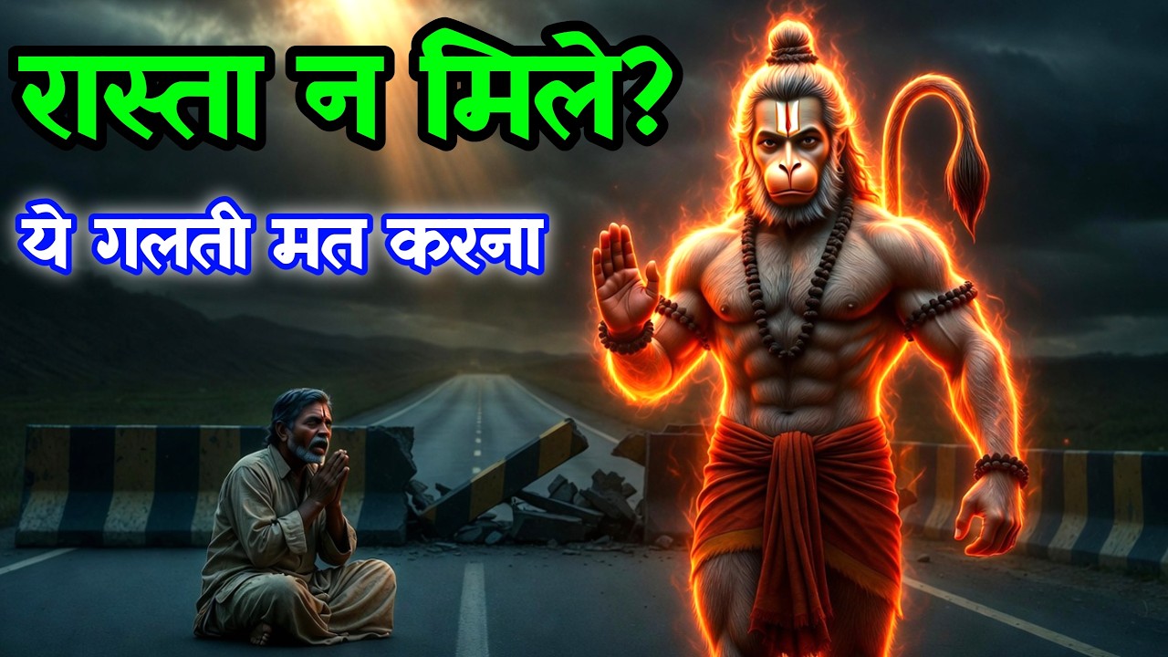 रास्ता न मिले तो ये गलती मत करना – हनुमान जी का वह संदेश @divinehanuman23 