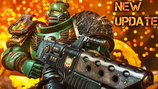 NEW SALAMANDERS ARMOR! Sons of Vulkan Squad vs Tyranids - Warhammer 40k Space Marine 2 (4K)