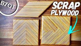 DIY COASTERS // SCRAP WOOD PROJECTS