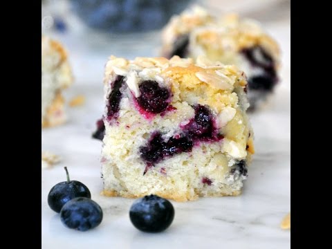 Blueberry-Almond Coffee Cake Recipe by Cooking with Manuela