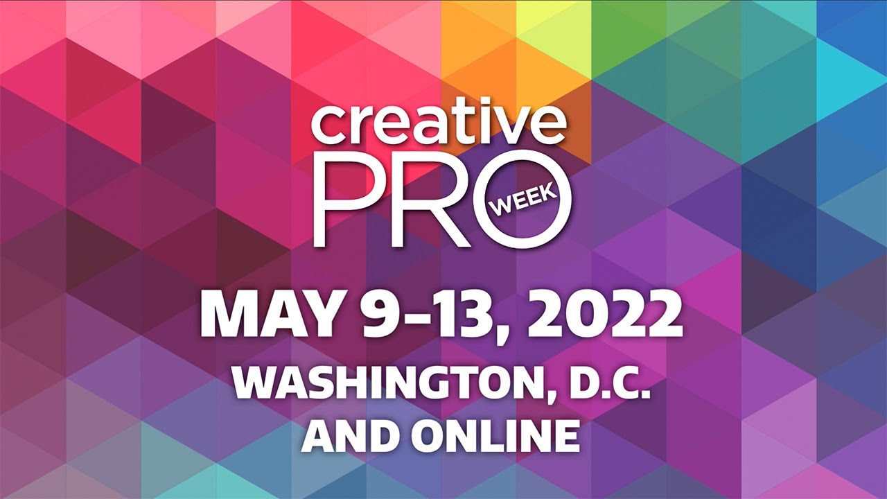 CreativePro Week 2022 is coming! - YouTube