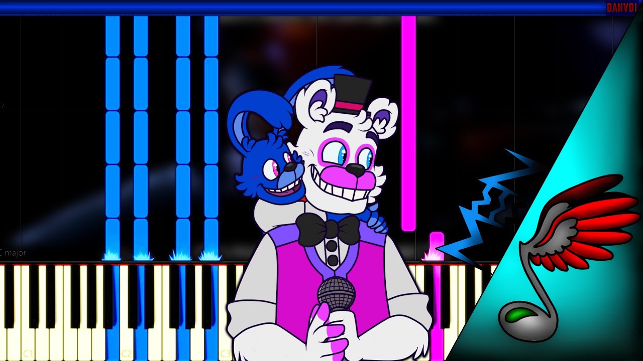 [FNAF SONG] CK9C Funtime Dance Floor (Piano Tutorial by Danvol