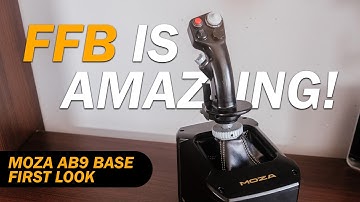 Hands-on experience! | Moza AB9 FFB base first look and overview