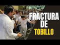 Una fractura de tobillo es sana  pastor manuel gracia