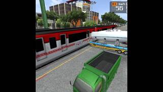 kecelakaan kereta api😱#automobile #bussidindonesia #bussid #gaming #viralvideo #shortsvideo #sub