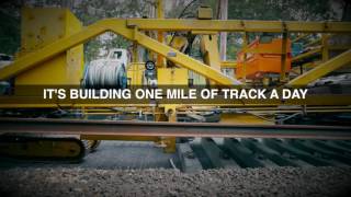 LIRR Double Track Project: New Track Construction Machine