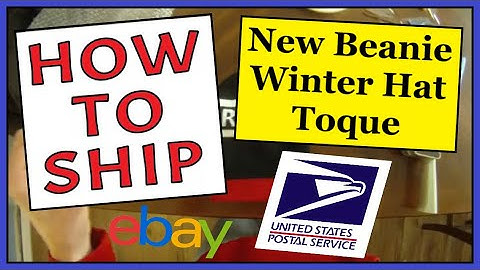 How To Ship a New Beanie Winter Hat Toque | Quick, Safe & Easy | USPS First Class Mail Shipping