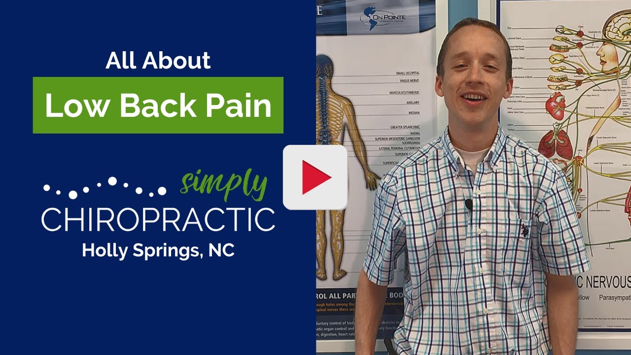 Low Back Pain Simply Chiropractic Holly Springs NC YouTube