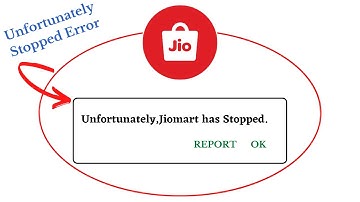 Unfortunately, #jiomart Has Stopped Error in Android - App Not Open Problem | AllTechapple