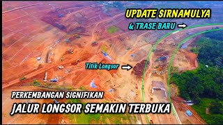 UPDATE Drone SIRNAMULYA & MULYASARI Trase Baru Seksi 2 Tol Cisumdawu