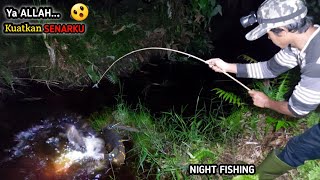 THE HORRIBLE TAJURKU FISHING WAS PULL IN SHALLOW DITCH RESIDENTS || LOW NIGHT FISHING