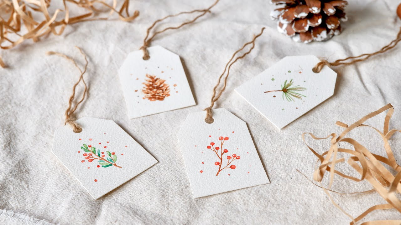 Cute Christmas Gift Tags - YouTube