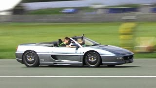 A ferrari 355 accelerating at the supercar event 2015, on dunsfold
(top gear test track). facebook: https://www.facebook.com/.adamc3046 i
believe this...