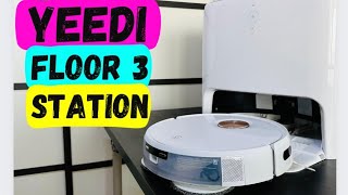 שואב אבק רובוטי שוטף  Yeedi floor 3 station ✅הסקירה המלאה