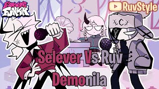 Vignette de la vidéo "FNF Demonila but it's Ruv vs Selever"