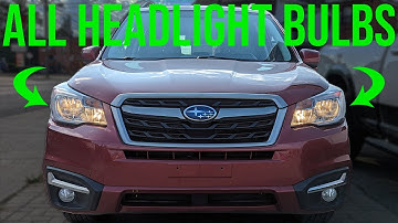 How to Replace Headlight Bulbs - Subaru Forester (2014-2018)