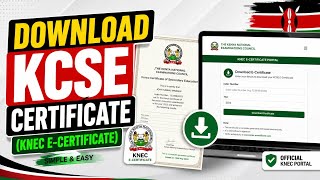 How to Download Your KCSE Certificate on eCitizen (Step-by-Step Guide) | 2026 screenshot 4