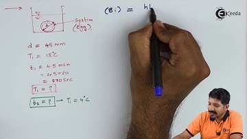 Numerical on Lumped Heat Capacity Method   Type 1 -  Unsteady State Heat Transfer - Heat Transfer