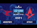 CS:GO - mousesports vs. Astralis [Inferno] Map 3 - IEM Beijing 2020 Online - Group B - EU