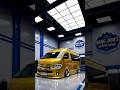 Toyota Hiace full upgrade, candy yelow. #shortvideo